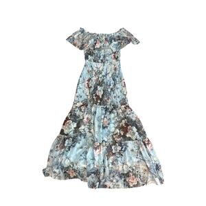 baltic born ardley maxi dress Baltic Born Womens Ardley Maxi Dress | Green + Pink Floral